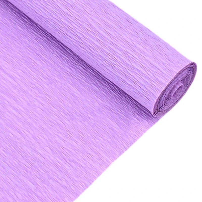 5x250cm Roll Crinkled Crepe Paper decorative Flower for easter children's day party kid child DIY handmade creative papers