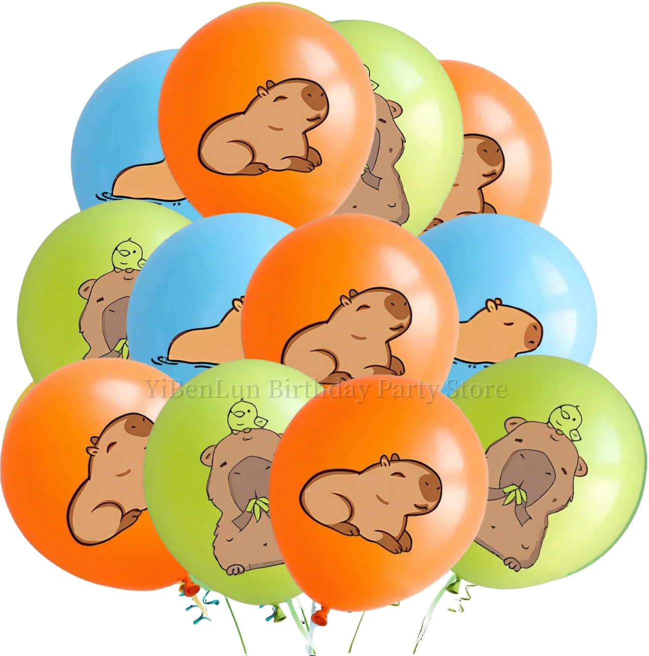 Child Capybara Balloons Capybara Party Decoration Balloons Aluminium Balloon Globos Baby Shower Capybara Party Favors Supplies