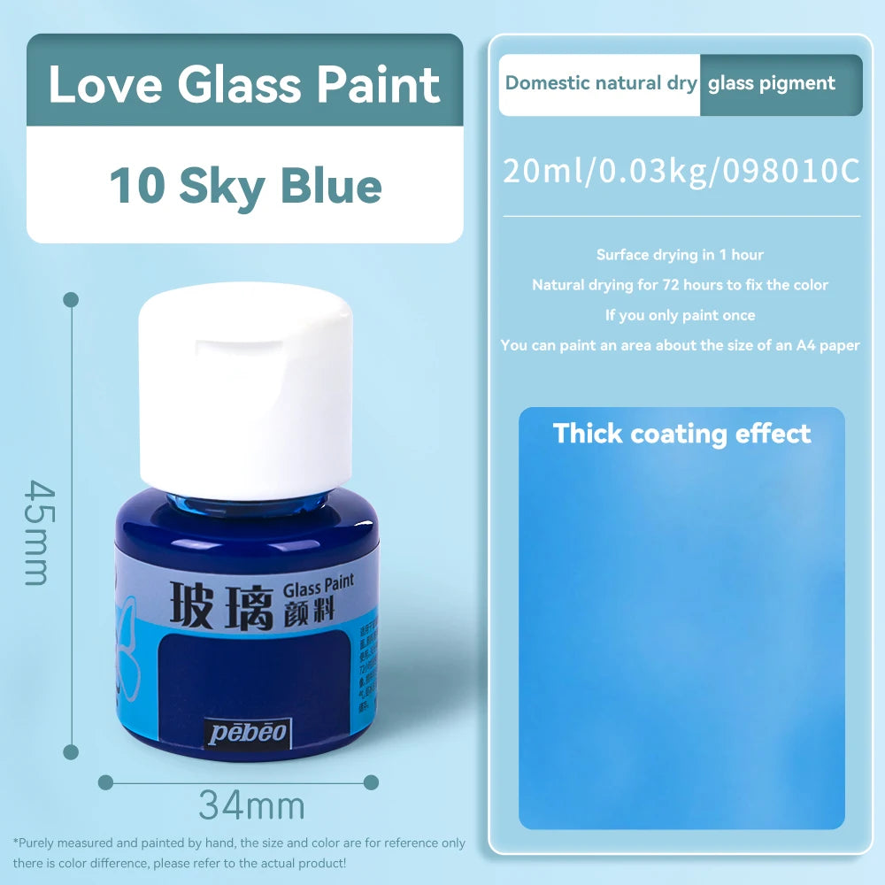 Creative 20ml Acrylic Paints Rich Color Waterproof Glass Pigments Tube For Painting Supplies Artist Drawing Art DIY Crafts