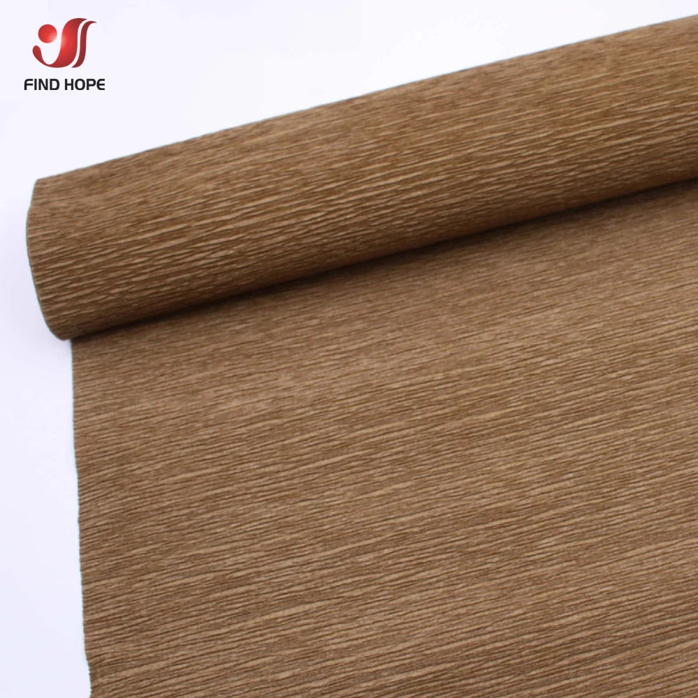 15 Colors 250x25cm Colored Crepe Paper Roll Origami Crinkled Crepe Paper DIY Flowers Decoration Gift Wrapping Paper Fold Crafts