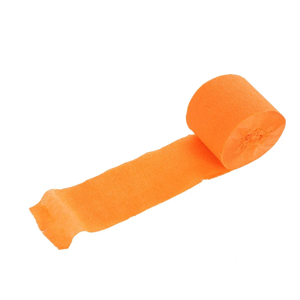 1 Roll 3.5cm*10m Decorative Origami Crinkled Crepe Paper Craft DIY Flower Make Wrapping Fold Scrapbooking Party Backdrop Decor