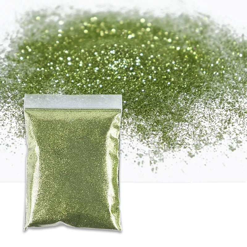 100g/50g Holographic Laser Extra Fine Glitter Dazzling Nail Glitter Powder DIY Art Crafts Resin Tumbler Decoration Shiny Glitter