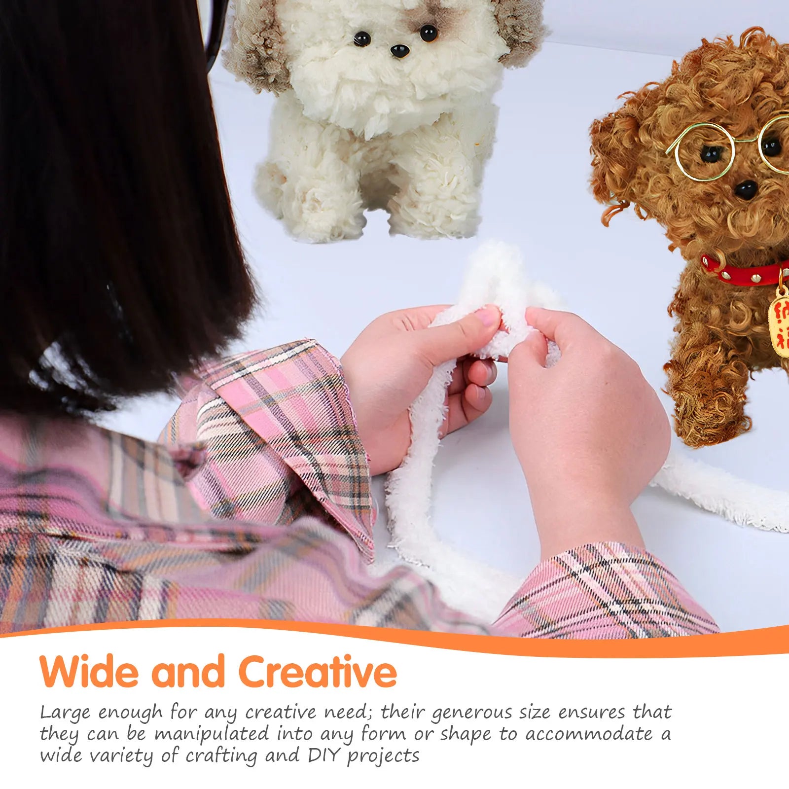 Twist Stick Craft Pipe Cleaners Set Colorful Chenille Stems Pipe Cleaners DIY Kindergarten Educational Handmade Material