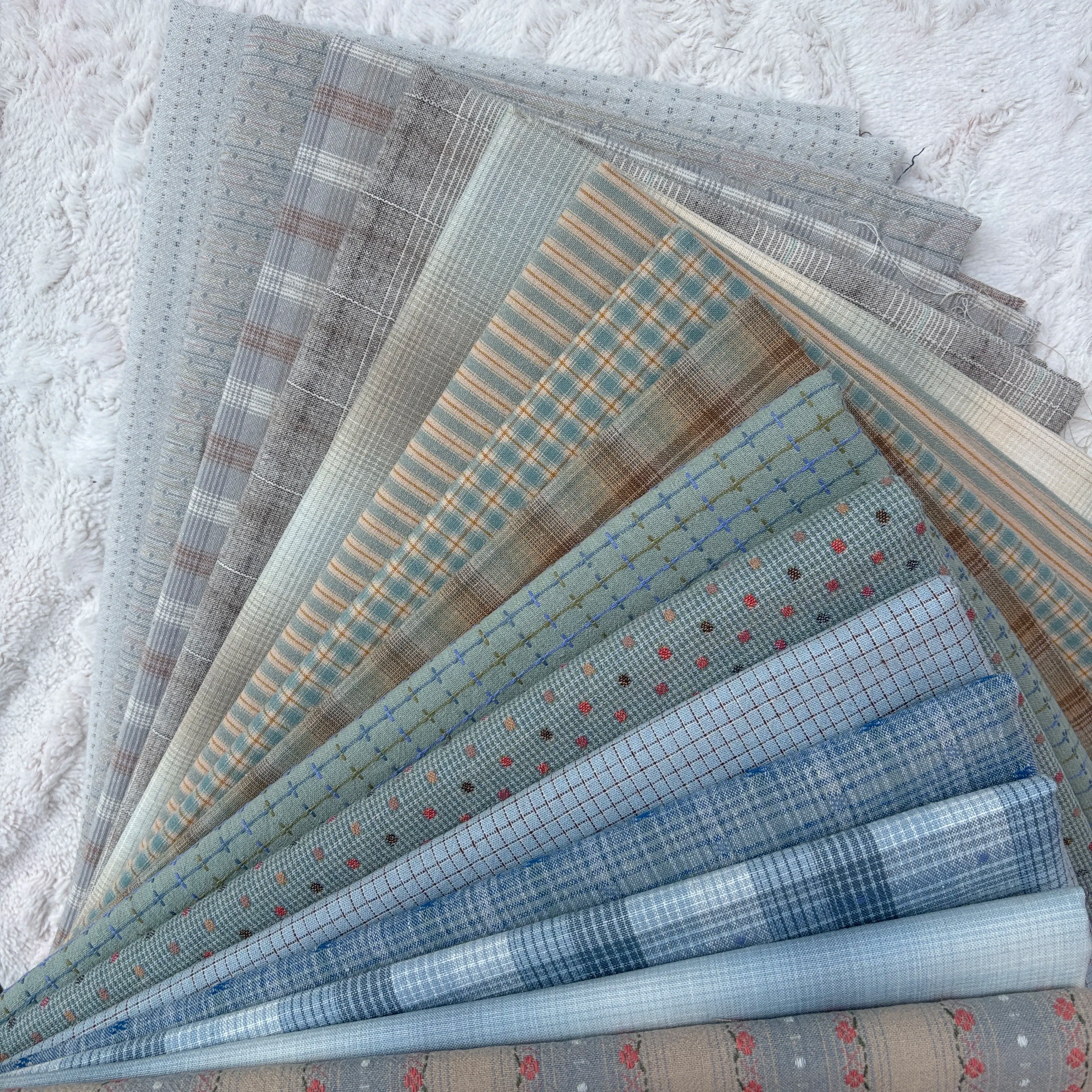 Made Doll Clothes Japanese Patchwork Craft Materials Multicolored Cloth Handmade Patchwork 23x33cm 10piece Brocade Fabric Piece