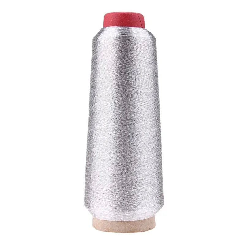 Colorful Computer Embroidery Cross stitch DIY Manual Bright Silk Gold Thread Silver Thread Metallic Yarn Woven Line 3500M