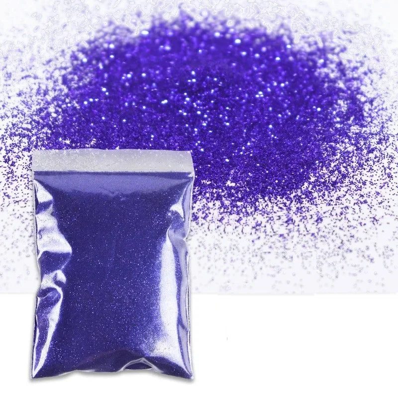 100g/50g Holographic Laser Extra Fine Glitter Dazzling Nail Glitter Powder DIY Art Crafts Resin Tumbler Decoration Shiny Glitter