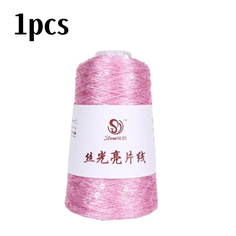 150 Colour 700M 100g special Sequin yarn DIY garment accessories Rag doll Knitting yarn