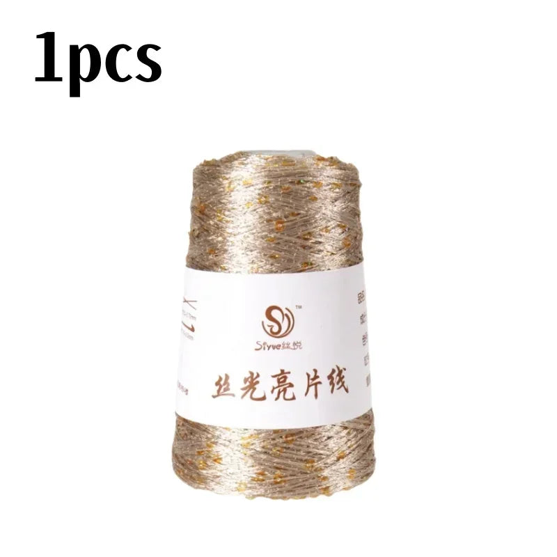 150 Colour 700M 100g special Sequin yarn DIY garment accessories Rag doll Knitting yarn