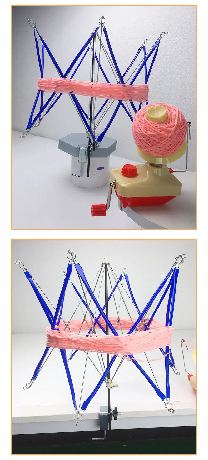 Crochet Yarn Winder for Crocheting and Umbrella Swift Set - Yarn Spinner for Crocheting,Cake Ball Winder,Roller, Baller, Spooler