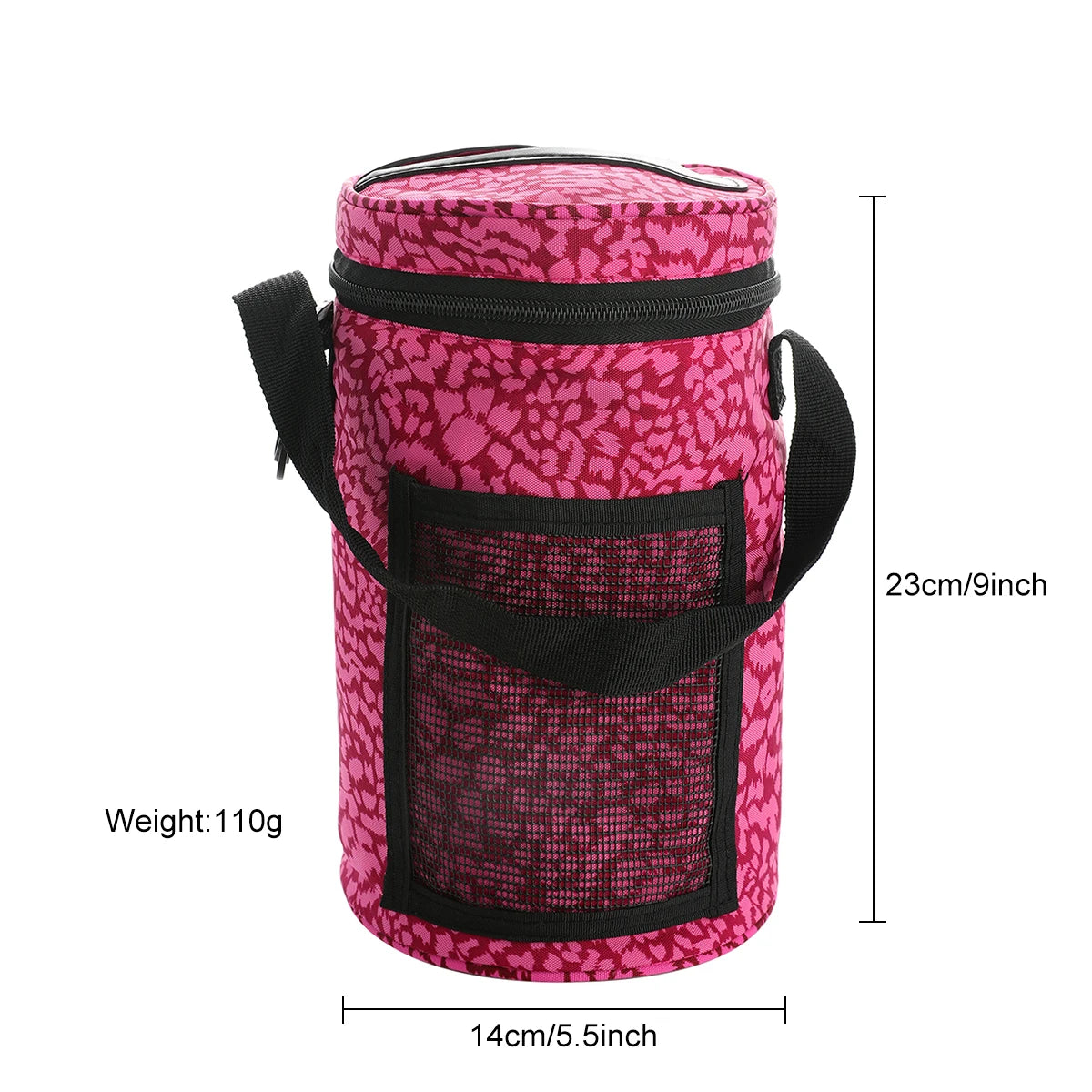 Portable Round Yarn Storage Bags Knitting Wool Yarn Bags Organizer Waterproof Crochet Hooks Bag for Sewing Accessories Tools