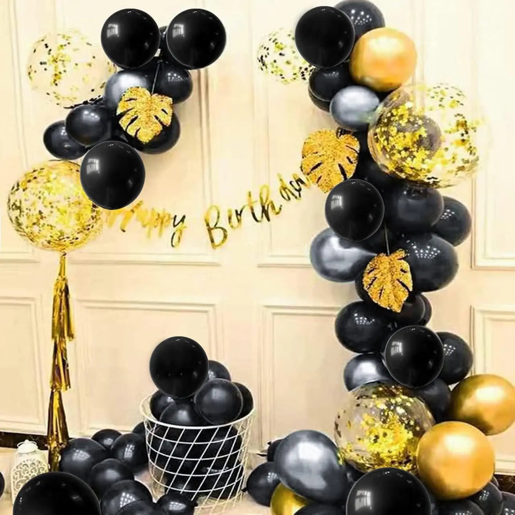5-100pcs/Pack 12inch Black Latex Balloon for Wedding Birthday Party Baby Shower Engagement Anniversary Decoration Supplies Favor