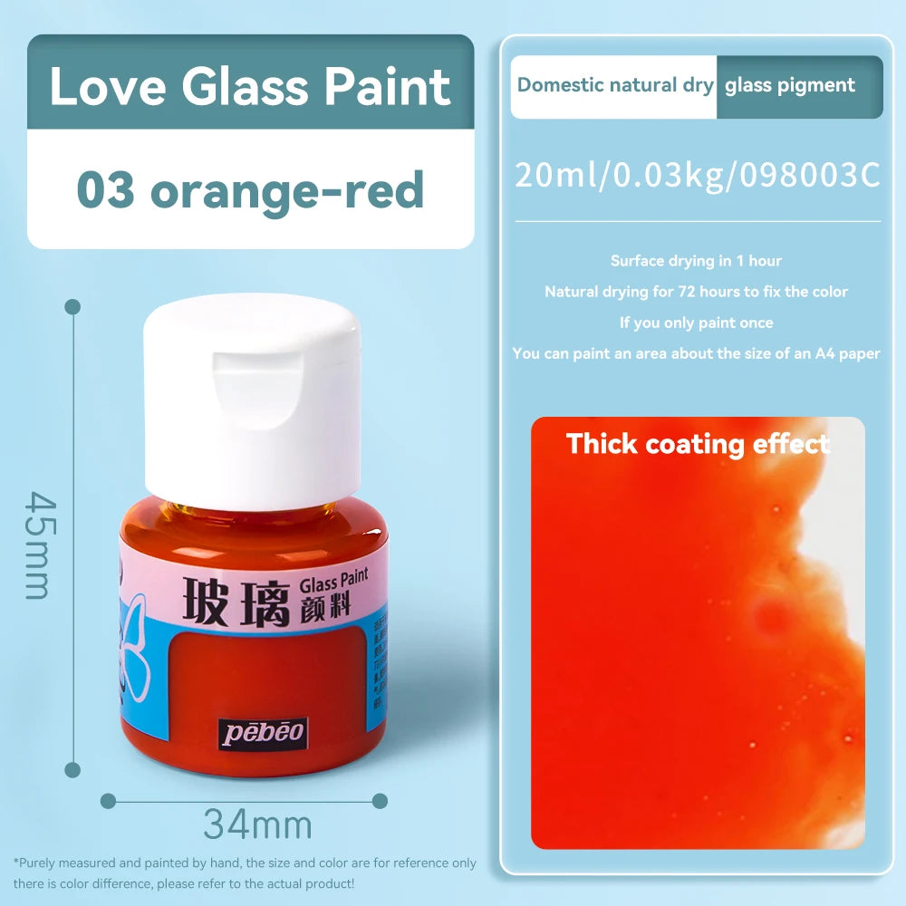 Creative 20ml Acrylic Paints Rich Color Waterproof Glass Pigments Tube For Painting Supplies Artist Drawing Art DIY Crafts