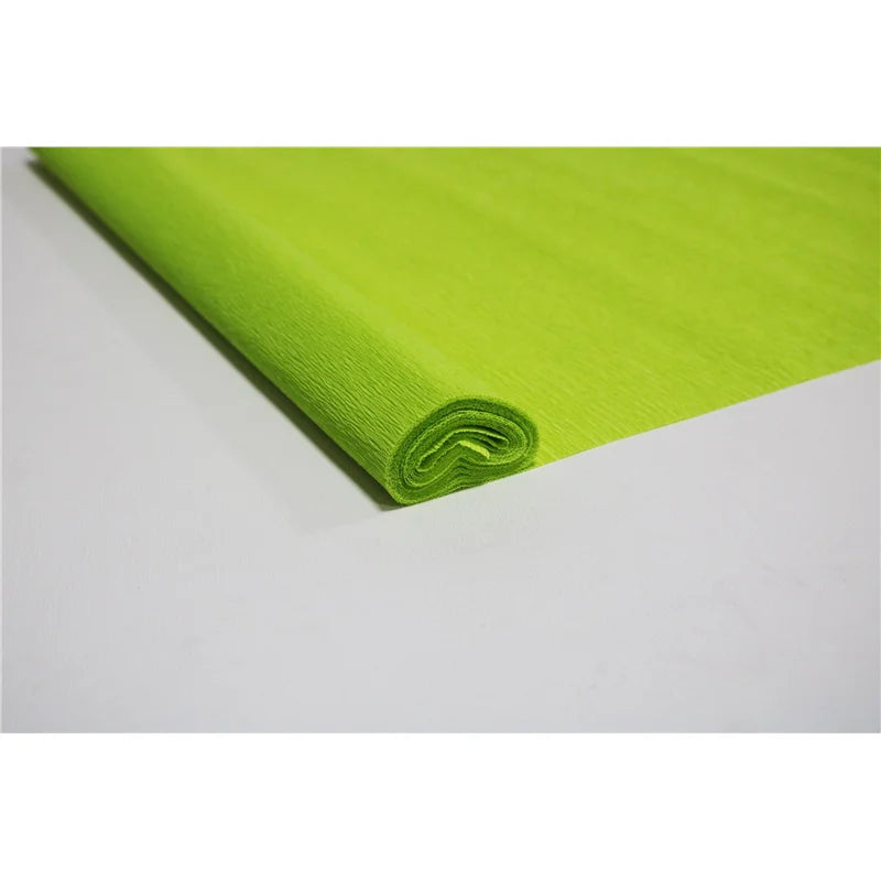 Color Handmade Crepe Paper Diy Paper Flower Material Gift Paper Roll Edge Paper Kindergarten Handmade Flower Origami