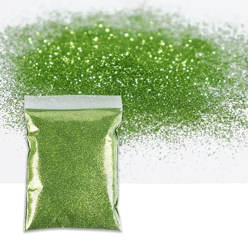 100g/50g Holographic Laser Extra Fine Glitter Dazzling Nail Glitter Powder DIY Art Crafts Resin Tumbler Decoration Shiny Glitter