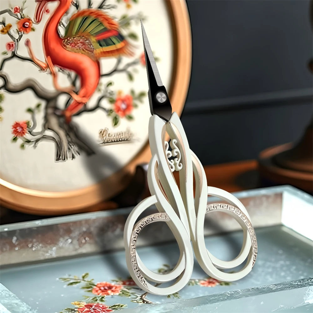 1/3PCS, Retro Sewing Scissors Embroidery Cross-stitch Scissor Fabric Needlework DIY Arts Crafting Tool Thread Sewing Tools