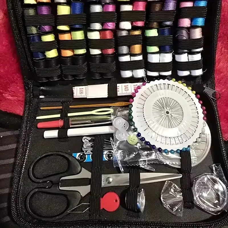 Sewing Kit with Case Portable Sewing Supplies for Home Traveler