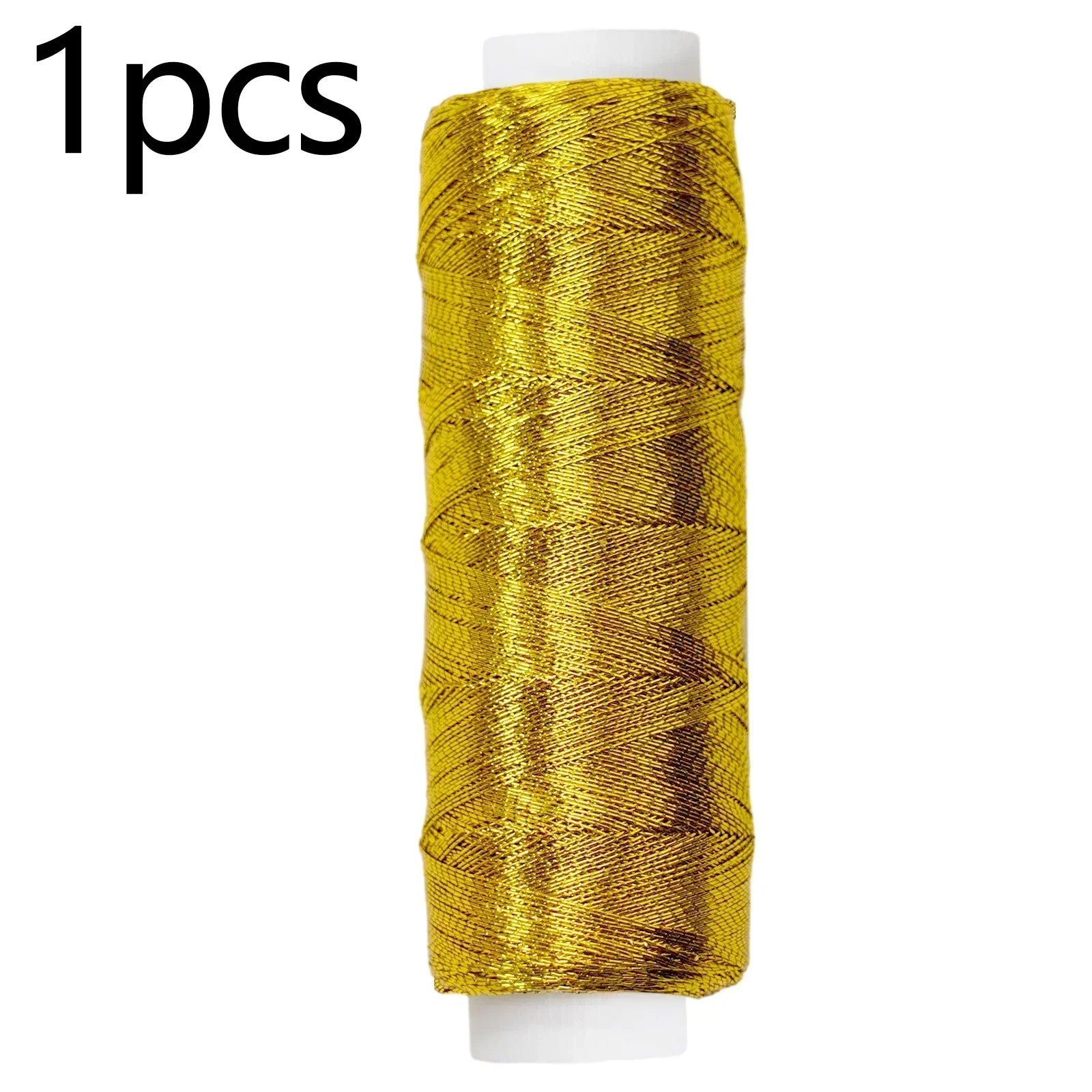 200 Meters /roll Cross Stitch Thread Sewing Tools DIY Gold Silver Line String Bobbin Handmade Crafts Accessories