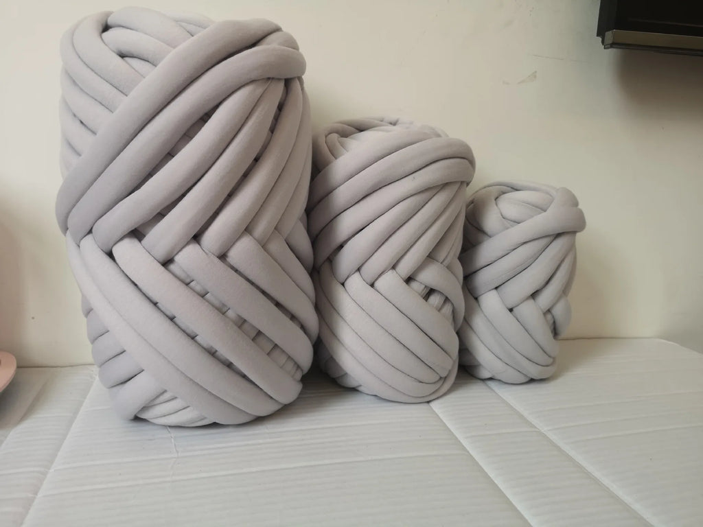 1KG Thick Super Bulky Chunky Yarn for Hand Knitting Crochet Soft Big Cotton DIY Arm Knitting Roving Spinning Yarn for Blanket
