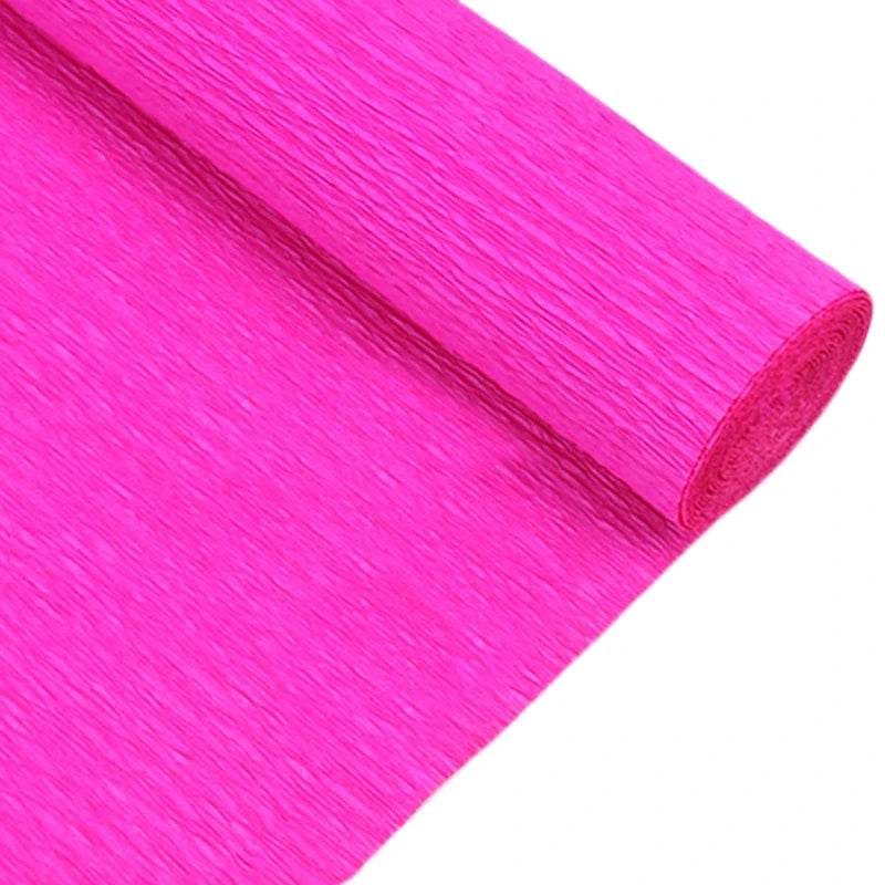 5x250cm Roll Crinkled Crepe Paper decorative Flower for easter children's day party kid child DIY handmade creative papers