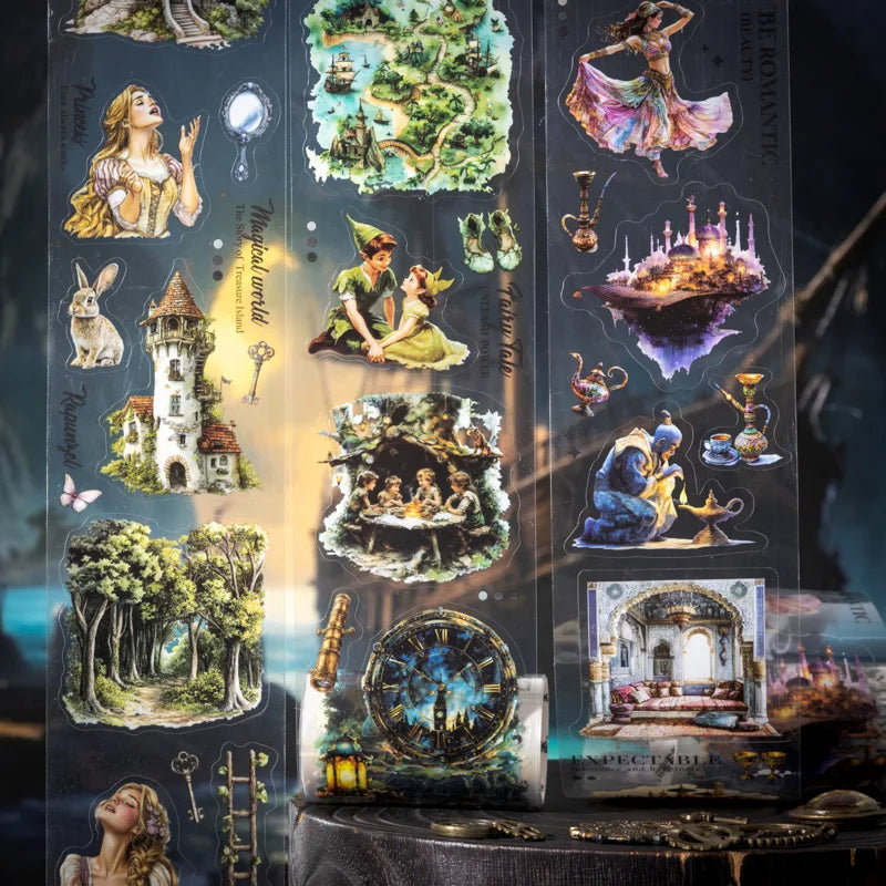 JIANQI 65mm*2m Aesthetic Stationery Stickers Washi Tapes Scrapbooking Supplies DIY stationery Journaling Masking tape