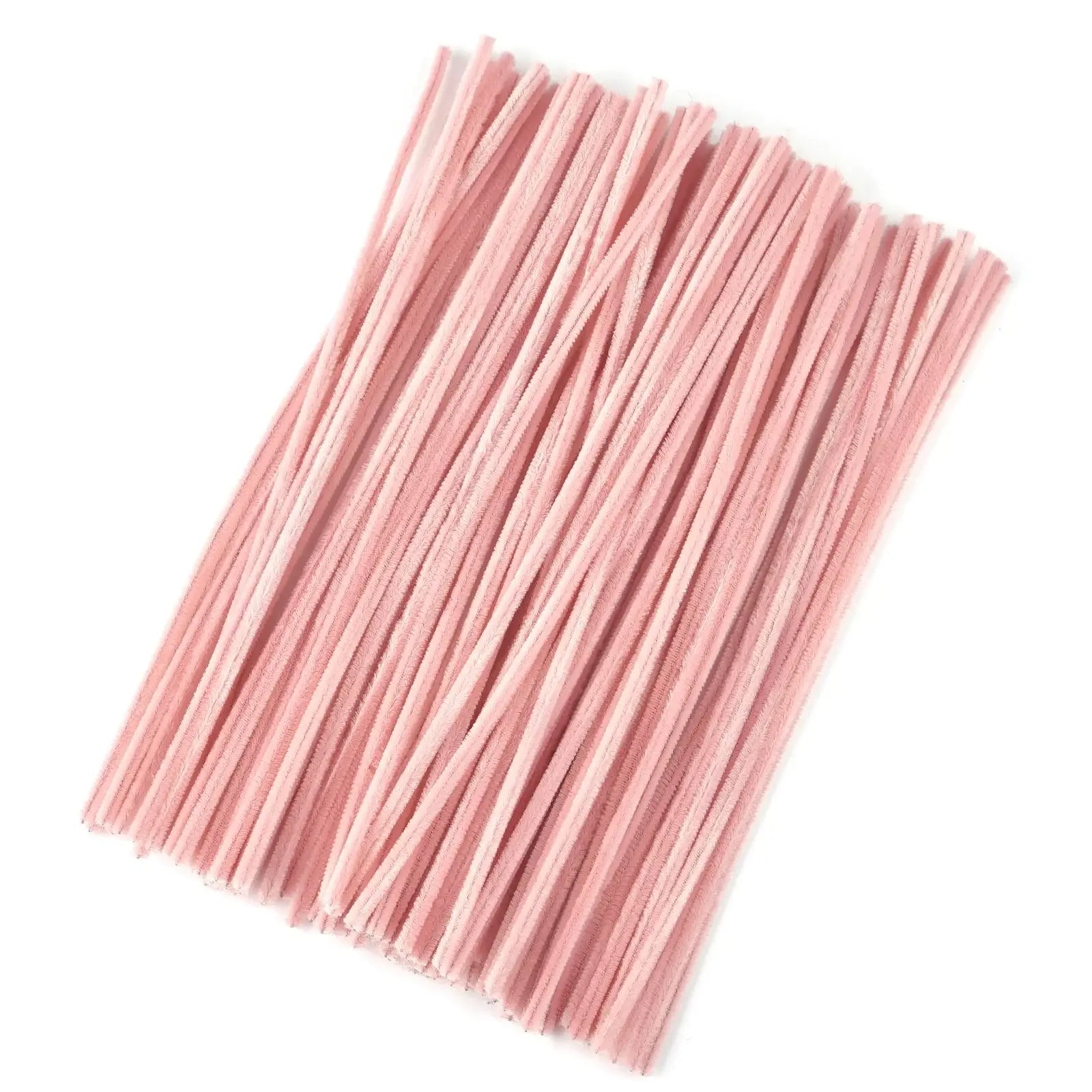 100pcs Chenille Stems Toys DIY Strips Twist Bar Anvil Wire Craft Pipe Creative Hobby Children Plush Stick Chenille Sticks ﻿