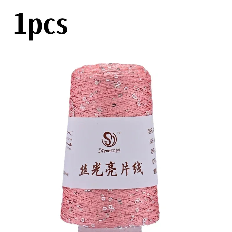 150 Colour 700M 100g special Sequin yarn DIY garment accessories Rag doll Knitting yarn