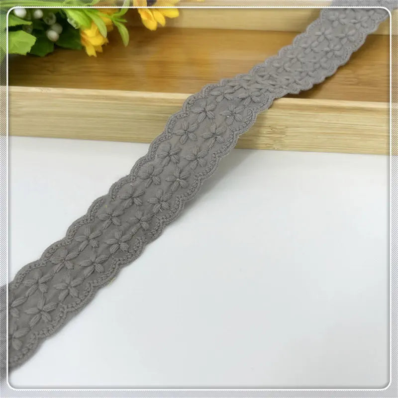 3cm Rice Character Lace Accessories 1 Yard Princess Dress Lace and lace for sewing Lolita Skirt Collar Home Fabric dentelle