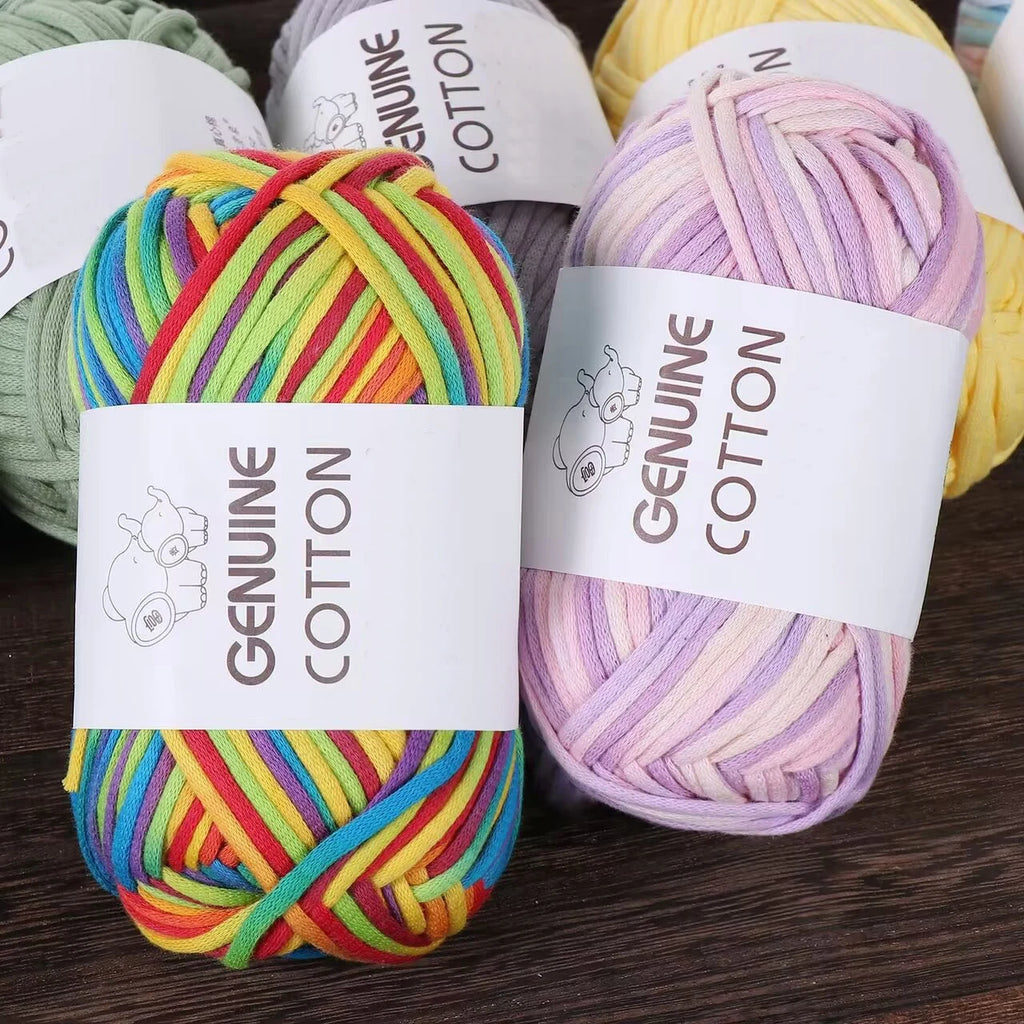 150g Genuine Cotton Hollow Cotton Core Milk Cotton Yarn Crochet Hook Shoe Scarf Bag Hat Handmade DIY Knitting Blanket Material Kit Yarn 1 Piece = 3 Pieces = 150 Grams