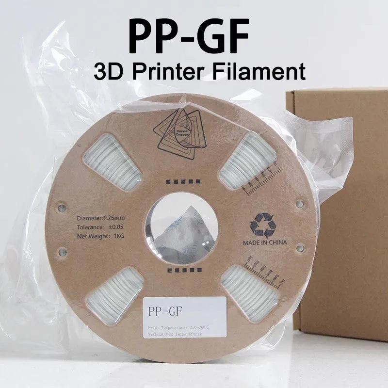 PP - GF 3D Printer Filament High Strength High Toughness High Toughness Low Warpage White 850g 3D Printer Consumables