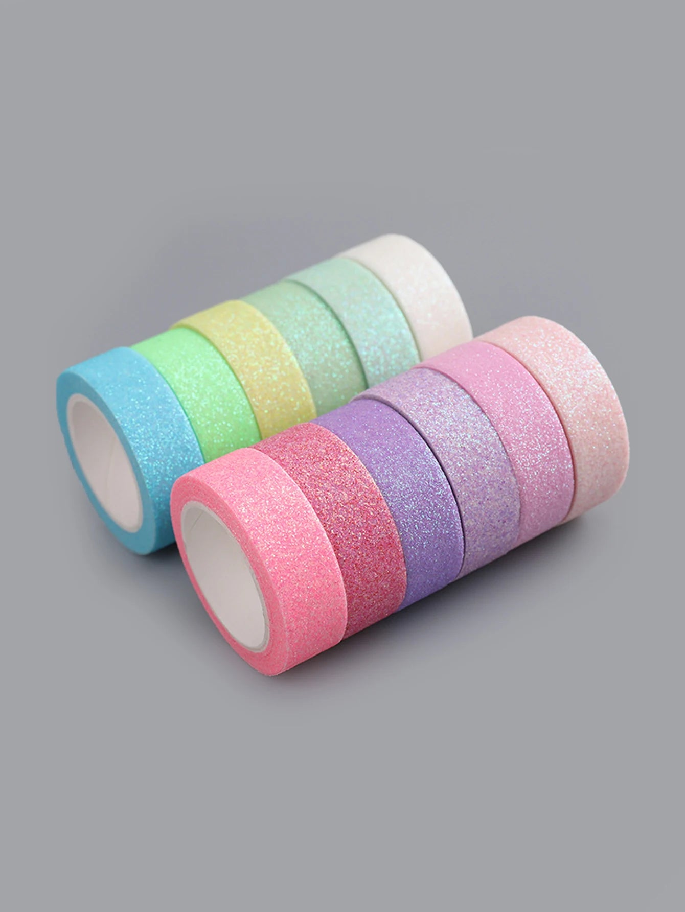12 rolls/box of exquisite shiny dusting washi tape, DIY diary, scrapbook, photo album decoration tape, gifts for friends