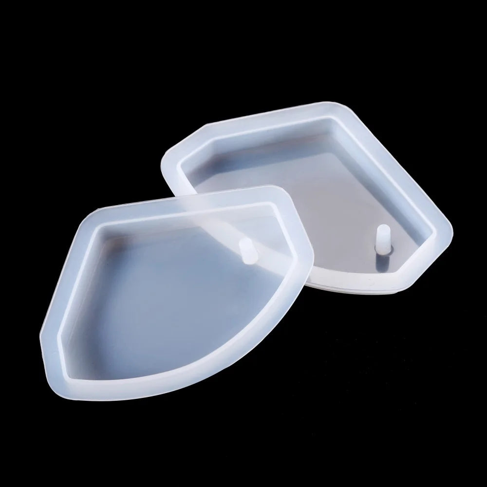 Round Pendants Silconne Mold Oval Necklace Pendant Epoxy Resin Mould for DIY Epoxy Resin Crafts Jewelry Making Tools