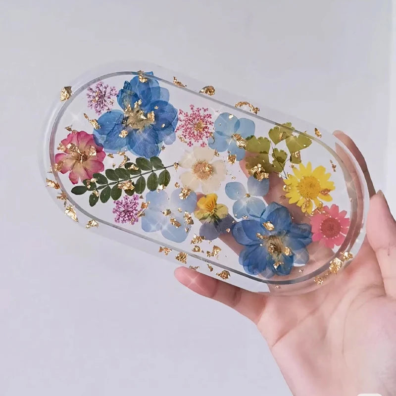 Dried Flowers Real Natural Plant Pressed Flower for Tray Mold Epoxy Resin DIY Coaster Making Decoration Home Accessories Crafts