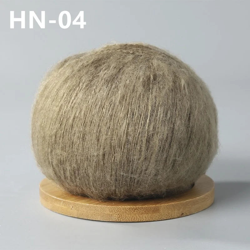 250g Crochet Mohair Yarn For Knitting Sweater Shawl Skin-Friendly Baby Wool Lace Thread ilos para tejer dedelgado Yarns 5pcs