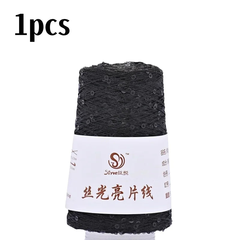 150 Colour 700M 100g special Sequin yarn DIY garment accessories Rag doll Knitting yarn