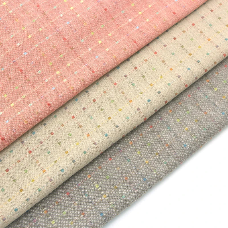 Random Little Cloth DIY Japan Group Yarn-dyed Fabric,for Sewing Handmade Patchwork Quilting , Stripe 50*70cm