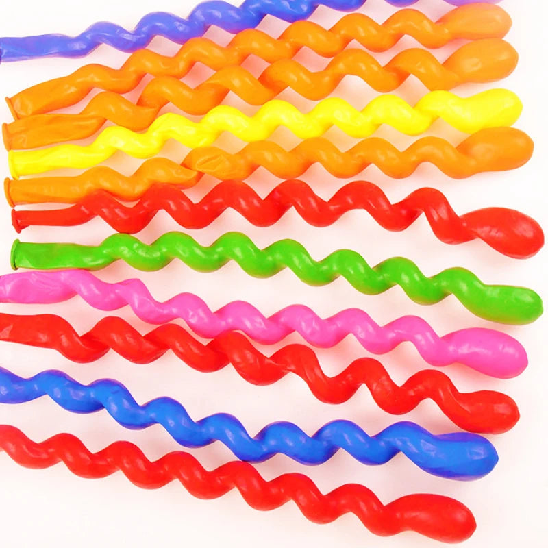 50/100pcs Balloons Latex Spiral / Long / Round Balloon Colored Festival Party Decorations Supplies DIY Birthday Wedding TMZ