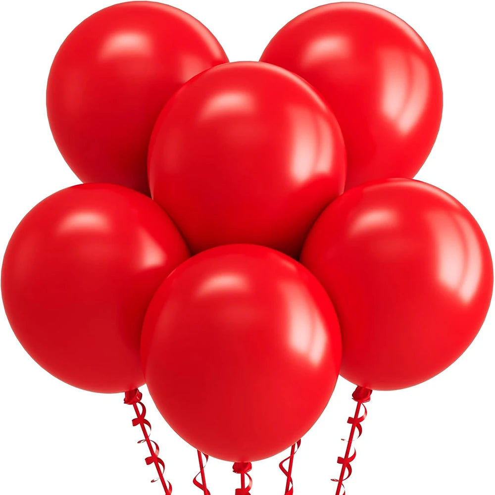 10/12/18inch Yellow Latex Balloon Red Blue Purple Rainbow Latex Balloons Baby Birthday Bridal Shower Wedding Party Decorations