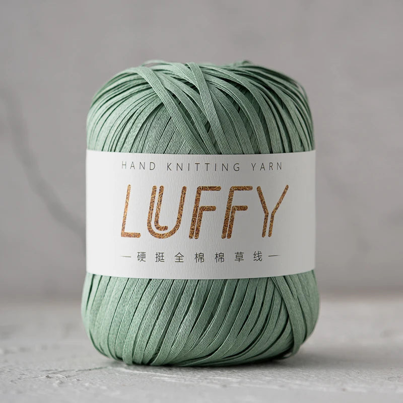 100M/roll Lafite Raffia Flat Yarn Plant Grass CottonThread DIY Handmade Knitting Crochet Bag Straw Hat Craft Material