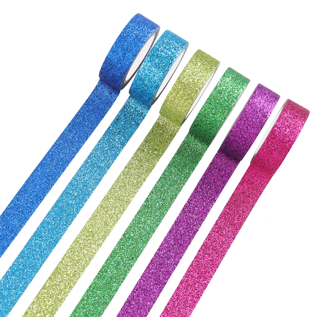 12 rolls/box of exquisite shiny dusting washi tape, DIY diary, scrapbook, photo album decoration tape, gifts for friends