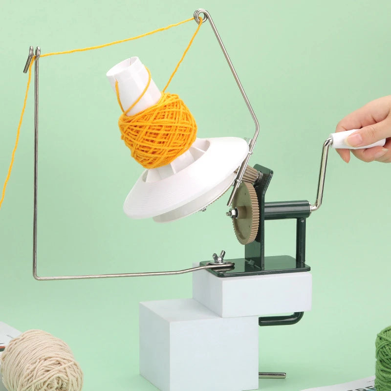 Hand Operated Yarn Winder Fiber Wool String Ball Thread Winder Machine For DIY Sewing Crocheting Making Craft Tools