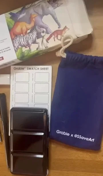 12 color watercolor paint, washable watercolor paint set, professional painting supplies, suitable for adults and artists