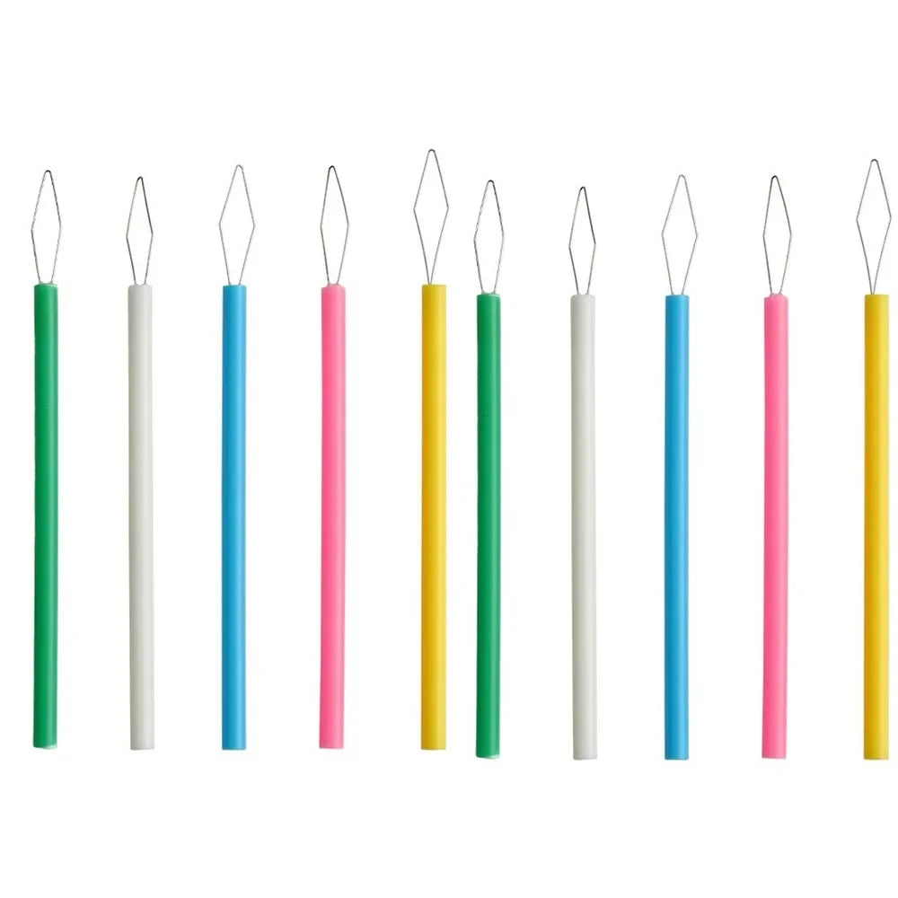 10Pcs Needlework Threading Needle Threaders Sewing Accessories Embroidery Cross Stitch Large Hole Beaded Accessories Handmade