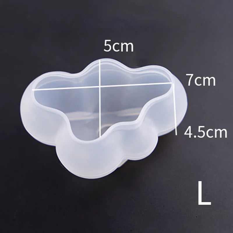 Cloud Candle Mold Silicone Mold Cute Jewelry Soap Making Mold Handmade Jewelry Making Tool DIY Soap Mold Candle Making Supplies