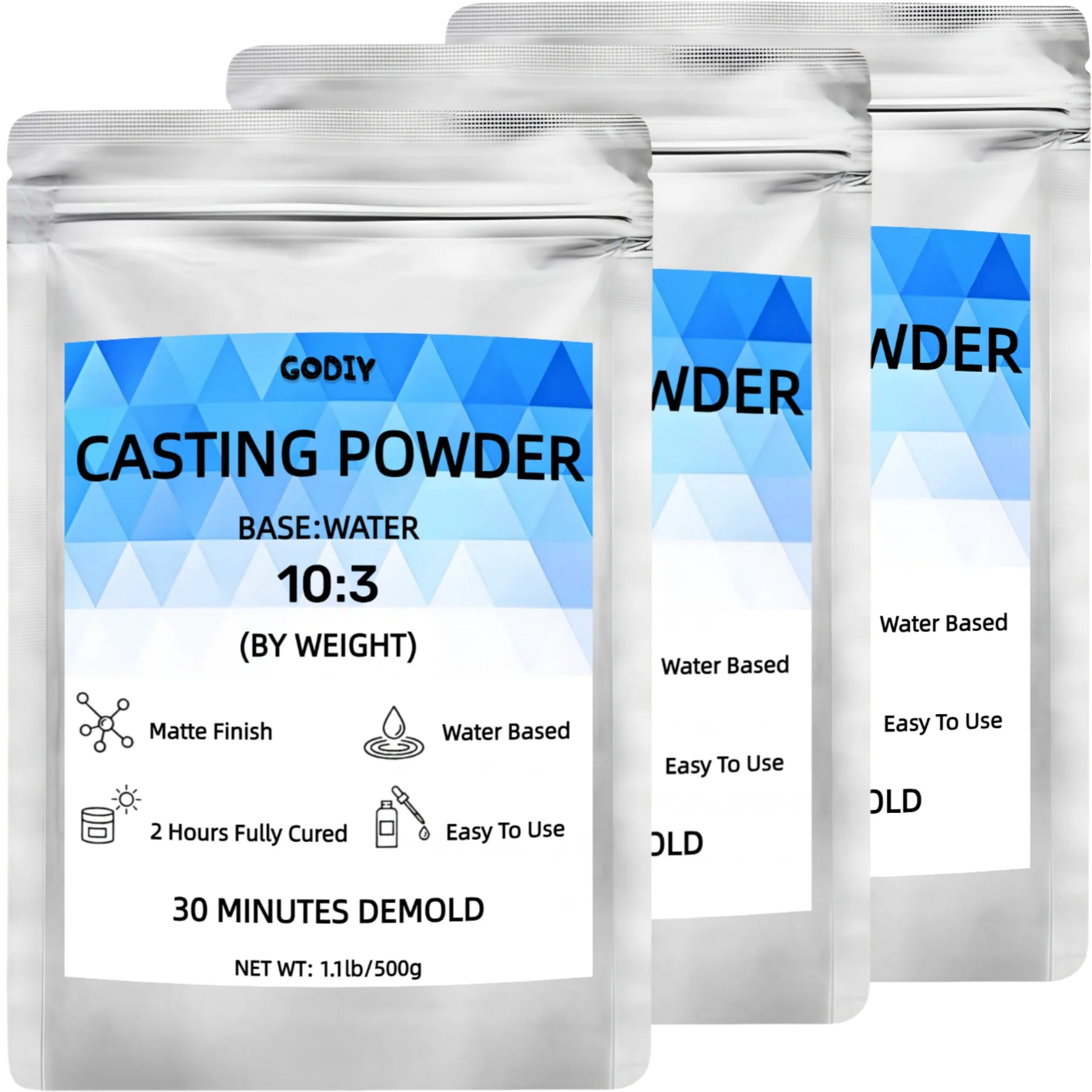 Casting Plaster Powder, Fine Craft Plaster Powder, Concrete for Casting, White Relief Casting Powder, Perfect for Craft
