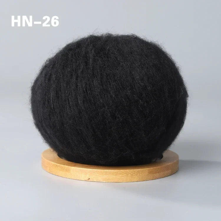 250g Crochet Mohair Yarn For Knitting Sweater Shawl Skin-Friendly Baby Wool Lace Thread ilos para tejer dedelgado Yarns 5pcs