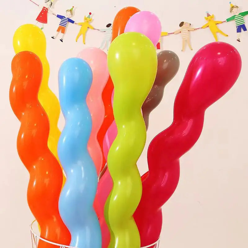 20/50Pcs Multicolor Spiral Long Balloon Unique Twist Spiraal Latex Balloon Wedding Happy Birthday Holiday Decorations Kids Toys