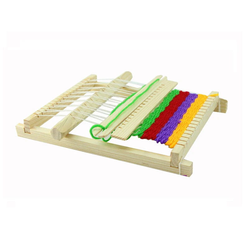 Loom Kit Wooden Loom Weaving Crafts DIY craft loom suitable for beginners and children