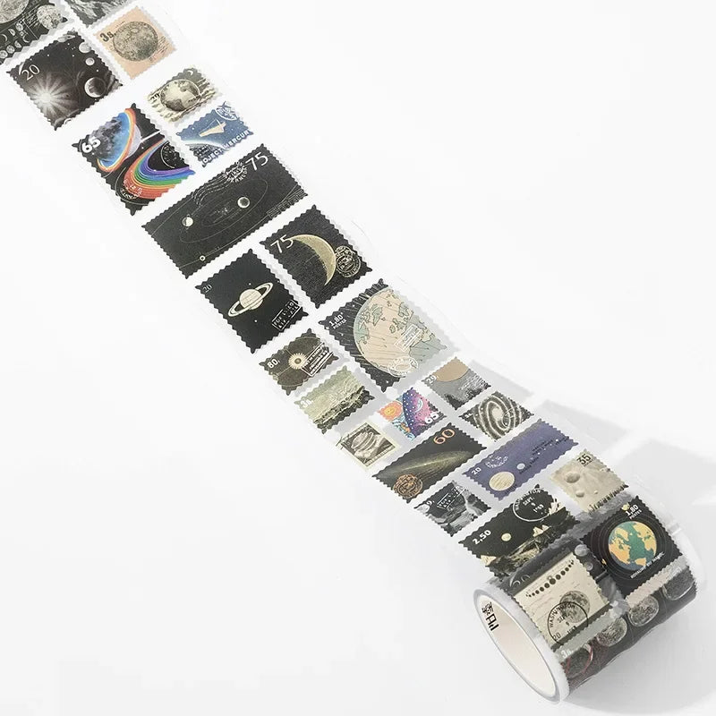 Vintage Natural Post Office Masking Washi Tape Retro Stamp Decorative Adhesive Tape Diy Scrapbooking Sticker Label Stationery