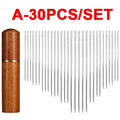 Stainless Steel Sewing Needles 30pcs  DIY Needle Threader Home Sewing Needle Threader Threading Aids