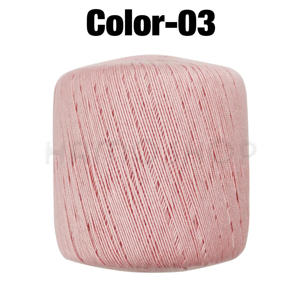50g Lace Yarn Soft Crocheting Knitting Thread For Handmade Craft DIY Supplies Sweater Handbag Scarves Shawls Hats Making
